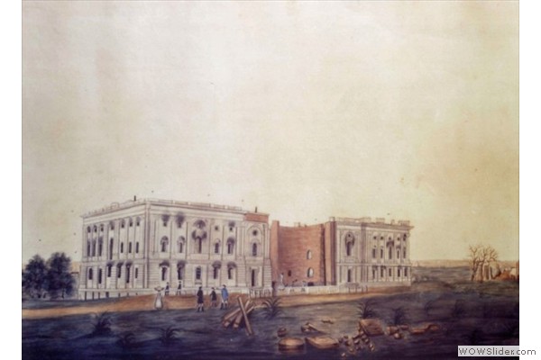 Burned Capitol in 1814